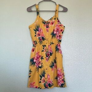Floral Yellow Sundress